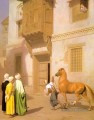 Marchand de chevaux Cairne Arabe Jean Léon Gérôme